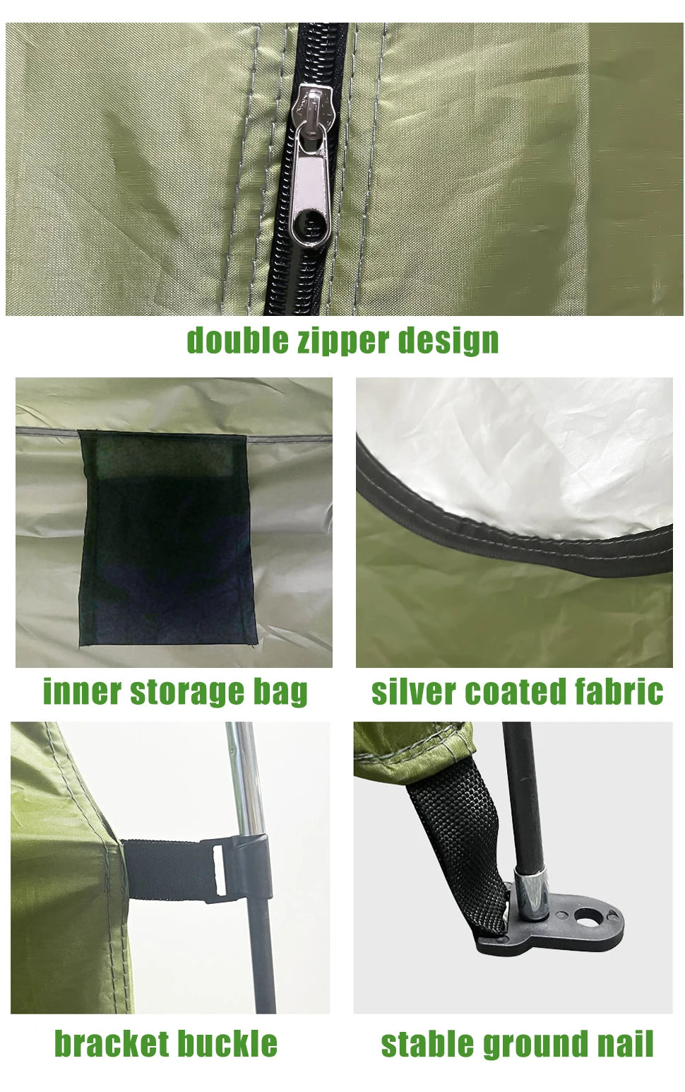 Portable Outdoor Privacy Shower & Changing Tent