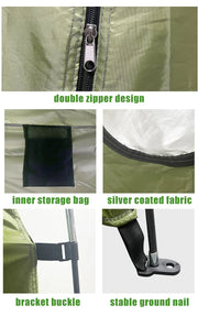 Portable Outdoor Privacy Shower & Changing Tent