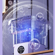 8 L Foldable Mini Washing Machine with Spin Basket