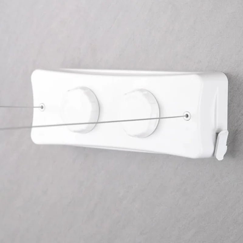 Double Retractable Wall Clothesline – 27cm, 3 Colours
