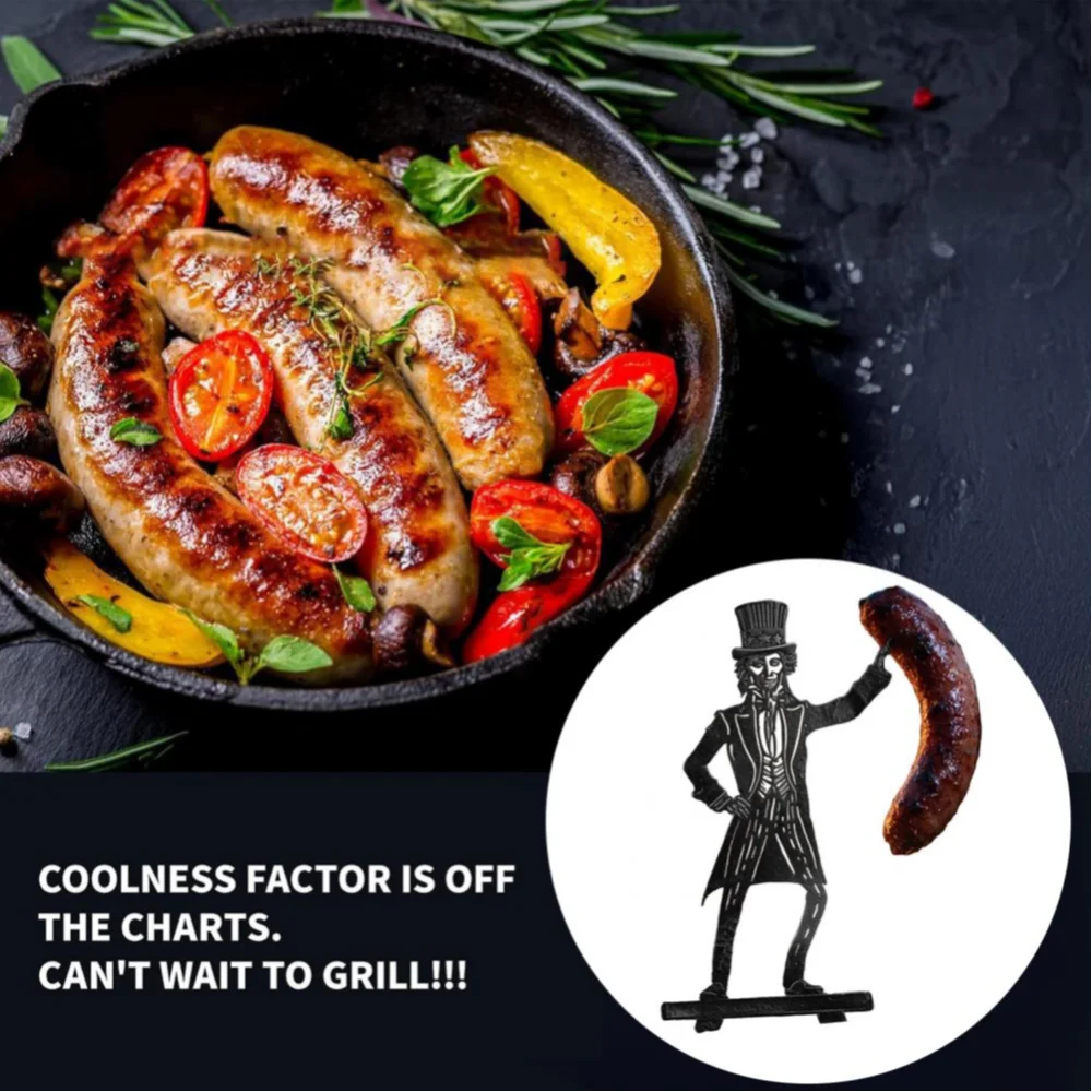 Character Sausage & Hot-Dog Grill Holders – 4 Designs