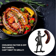 Character Sausage & Hot-Dog Grill Holders – 4 Designs