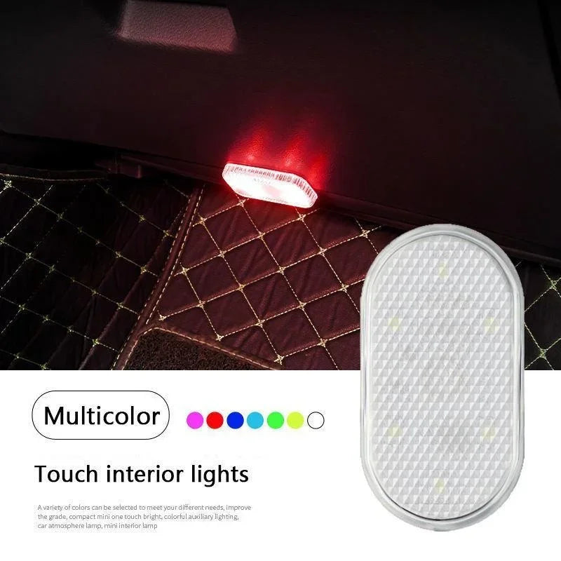 USB-Rechargeable Car Interior LED Accent Light – 5 Colours