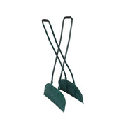 Long-Handled Leaf Grabber Rake – Carbon Steel Garden Leaf & Debris Collector (92cm)
