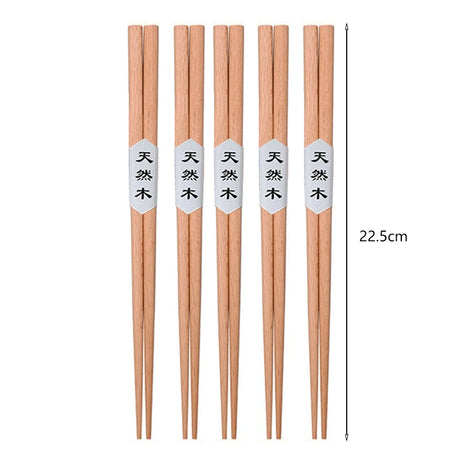 5 Pairs Wooden Chopsticks Wood Chopsticks Set Japanese Sushi Chopsticks Korean Chinese Snack Food Chop Sticks Kitchen Tableware