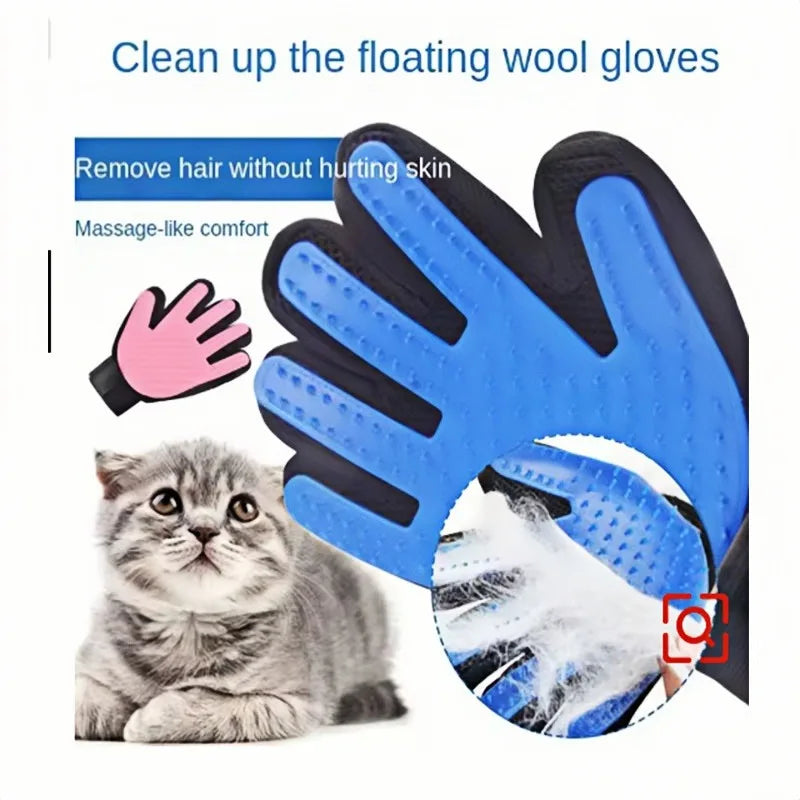 Palm-Style Pet Grooming & Deshedding Glove