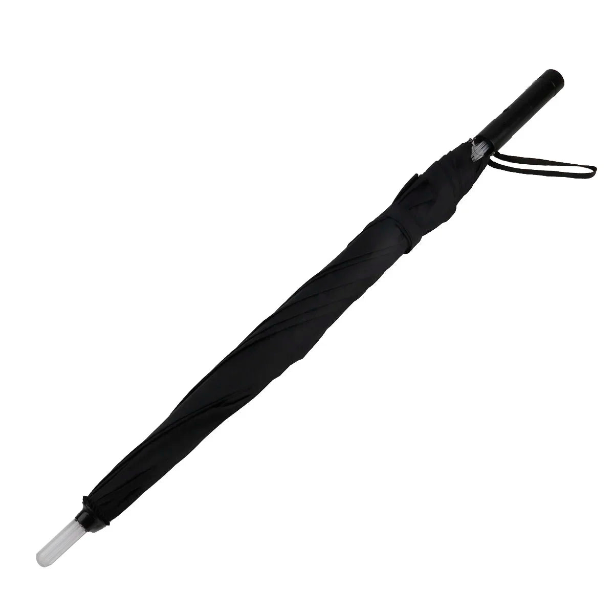 LED Light Up Umbrellas with Flashlight Handle, Clear, Black, Gray, Red