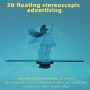 3D Hologram Fan 42CM WiFi 3D Holographic Projector Advertising Display Light HD Holographic Projector for Stores Bars Party Xmas