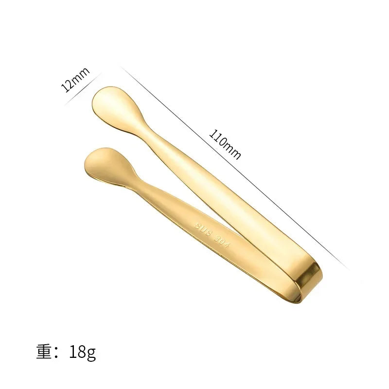 Stainless-Steel Ice & Sugar Serving Tongs
