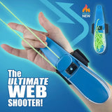 Rope Launcher Wristband Toy – Automatic Recoil Flying String Shooter with Night Glow