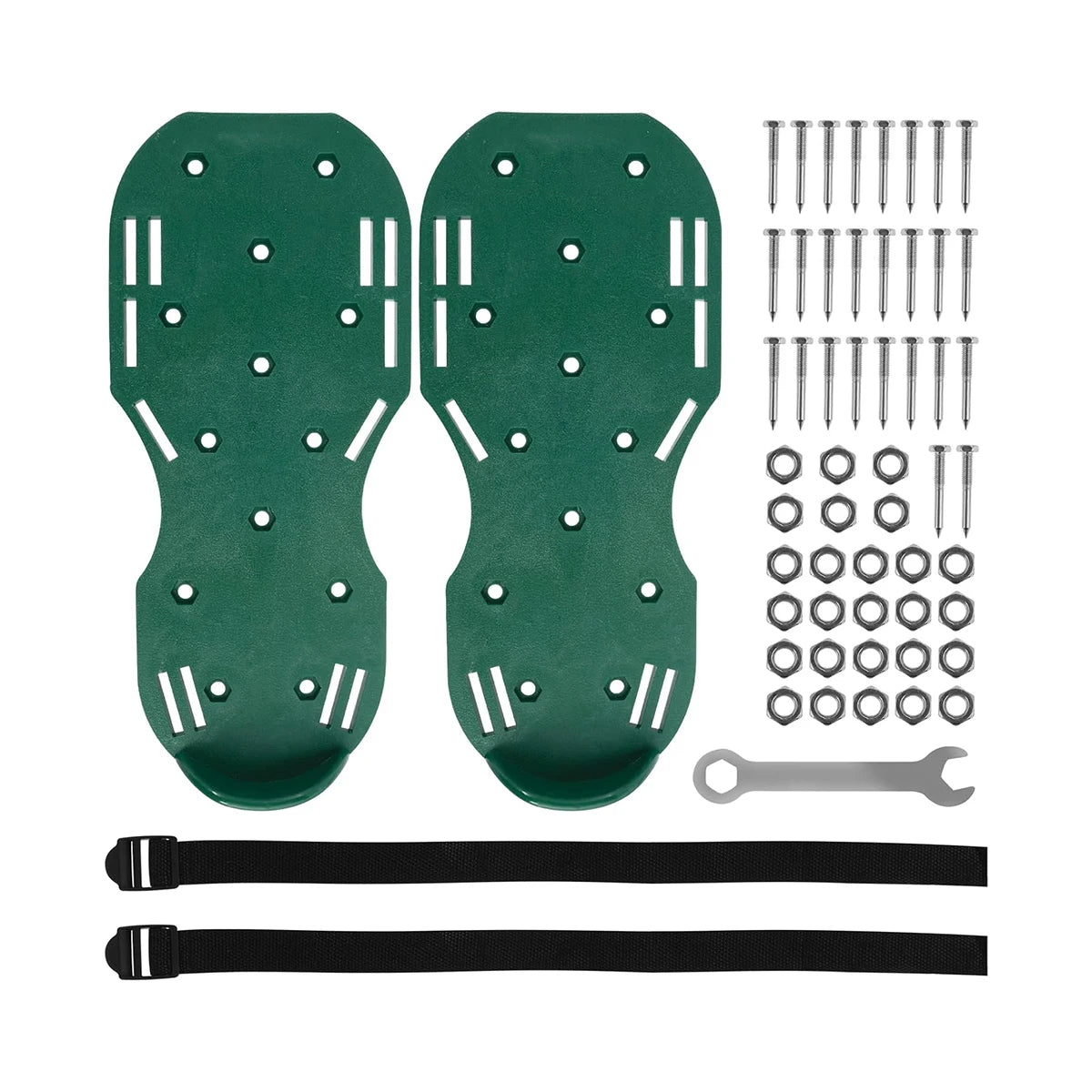 Adjustable Spiked Lawn Aerator Shoes – Manual Grass Aerating Sandals for Healthy Lawns