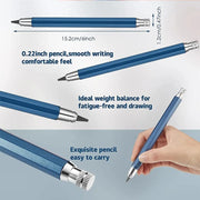 5.6mm Metal Clutch Drawing Pencil Set – 4 Colours
