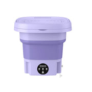 8 L Foldable Mini Washing Machine with Spin Basket