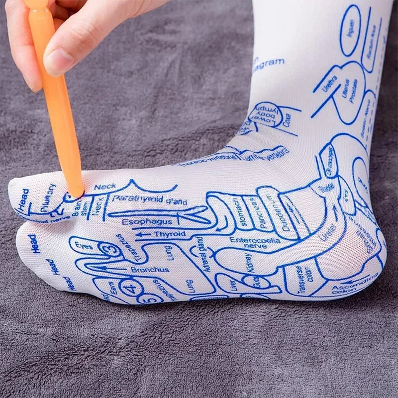 Textured Acupressure-Style Massage Socks