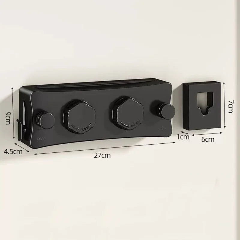 Double Retractable Wall Clothesline – 27cm, 3 Colours