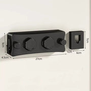 Double Retractable Wall Clothesline – 27cm, 3 Colours