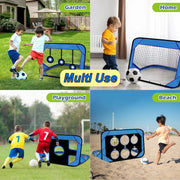 4-Mode Pop-Up Kids Soccer Training Goal