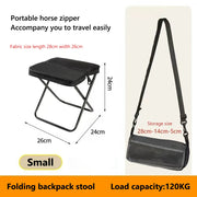 Lightweight Folding Camping Stool with Mesh Carry Bag