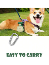 Pooper Scooper, Portable and Handheld Size for Walking Large and Small Dogs Outside Yard or Travel Outdoors, Pup Poop Scoop with