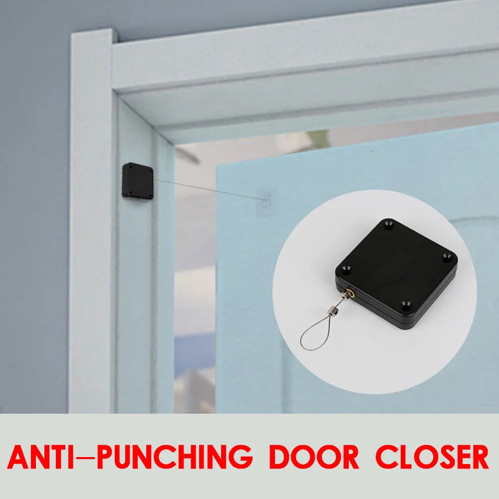 Punch-Free Automatic Door & Drawer Closer – 3 Options