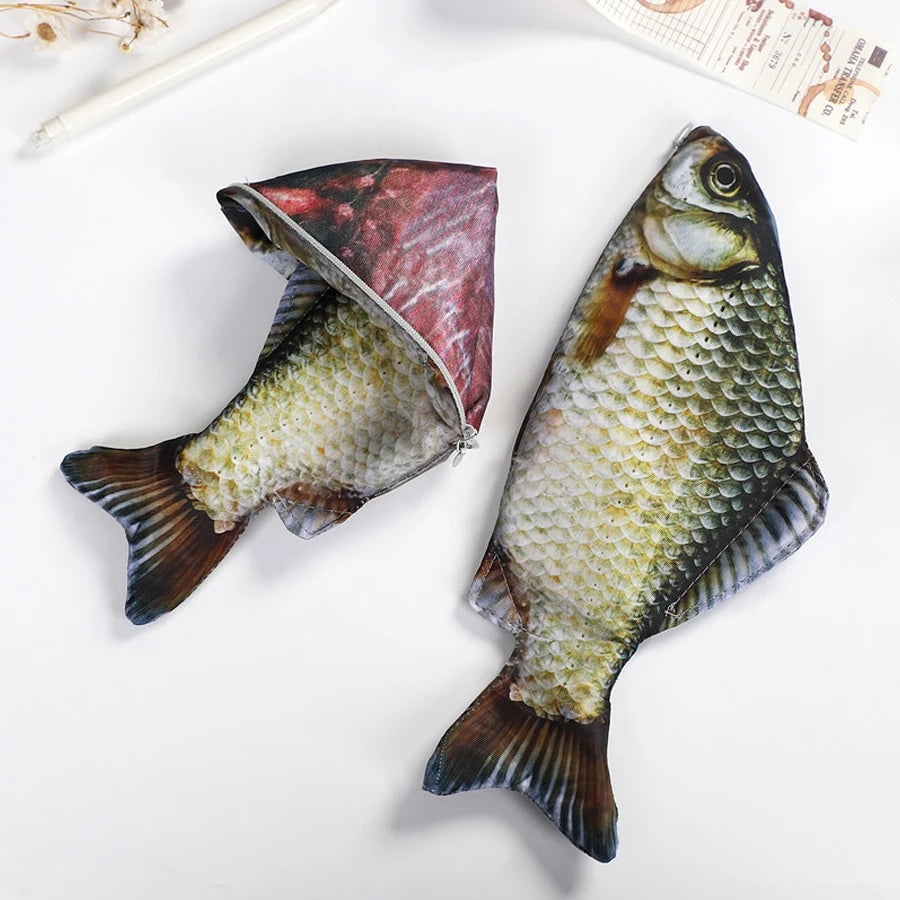Realistic Fish Pencil Case – 1, 2, 5 or 10 Pack