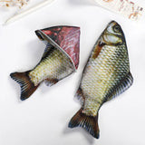 Creative Simulated Salted Fish Pencil Case Large Capacity Pencils Pouch Cute Pencil Bag Funny Back to School Acsesories Gift