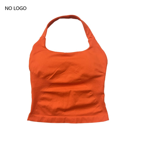 Impact Halter Top Push-Up Sports Bra Backless Design Yoga Tank Top Fitness Workout Activewear Gym Clothes Sports Bras