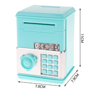 Kids Money Bank, Plastic Password Piggy Bank Mini ATM Cash Coin Money Box For Kids Birthday Toy For Children，ATM Banks Box