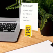 Acrylic “Leave Me Alone, I’m Busy” Desk Sign