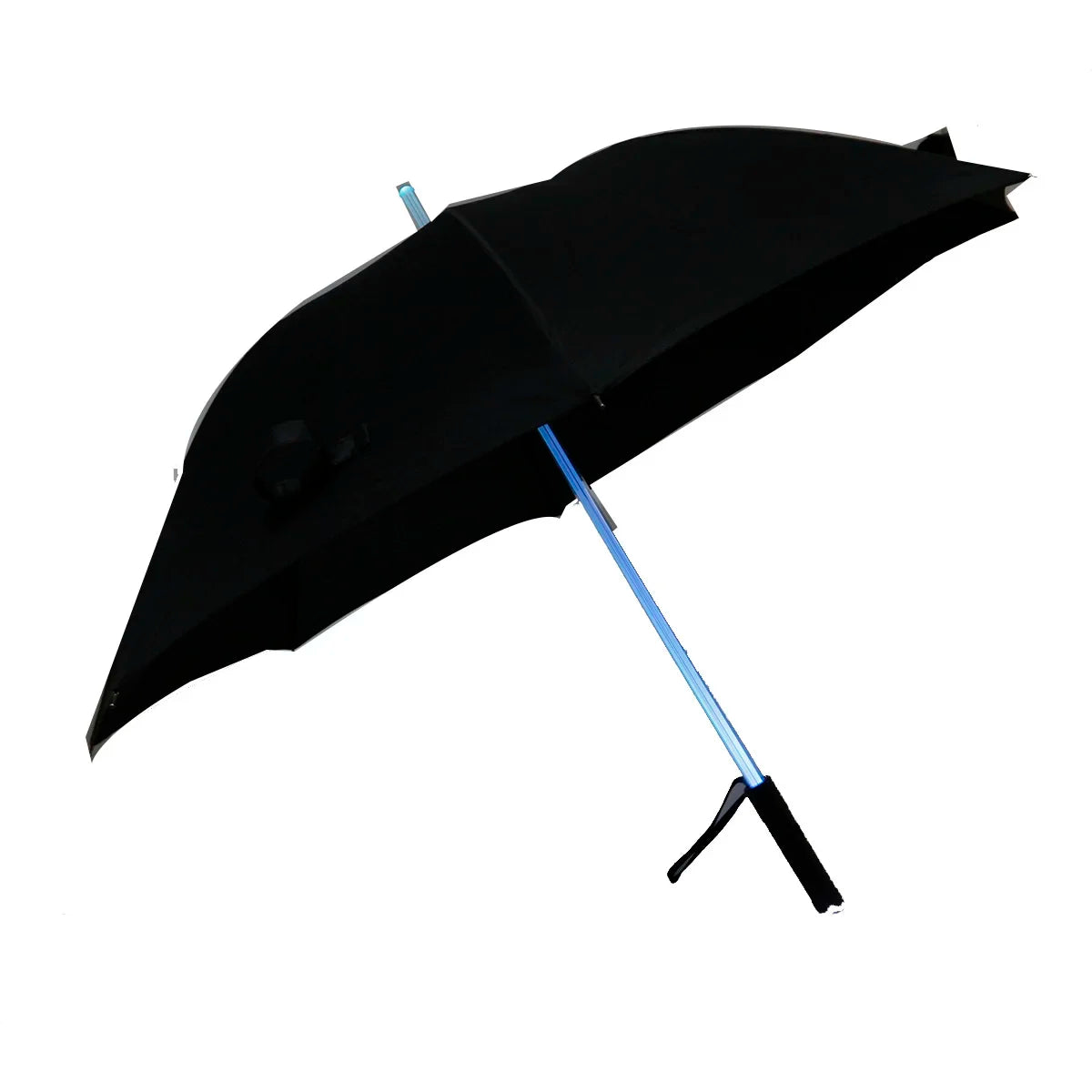 LED Light Up Umbrellas with Flashlight Handle, Clear, Black, Gray, Red