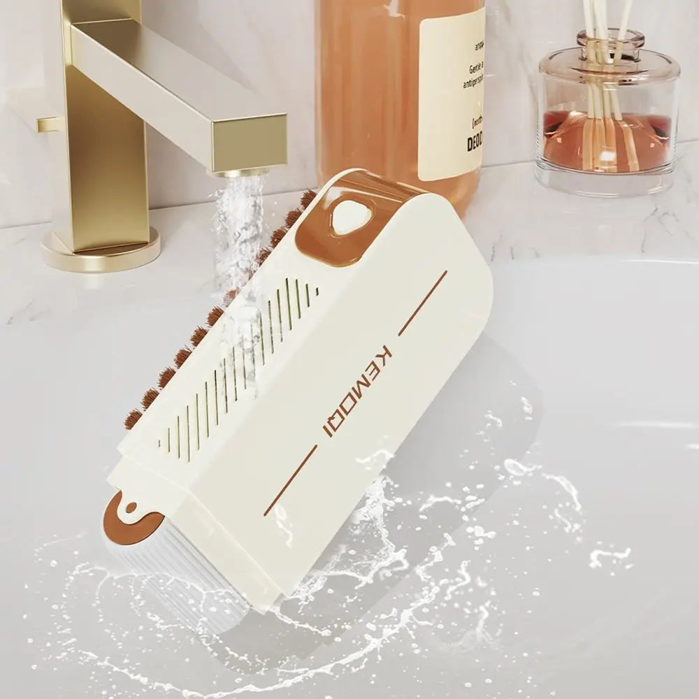Draining Soap Dish with Brush Roller