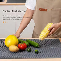 Grey Ridged Silicone Dish-Drying Mat – 3 Sizes