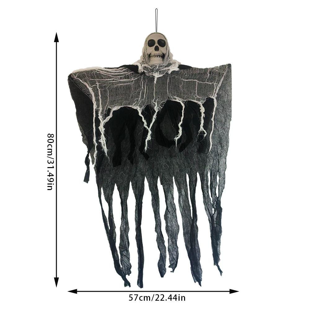 Hanging LED Skeleton Ghost Halloween Decoration