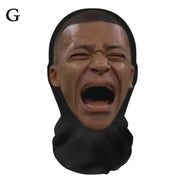 Realistic 3D Full-Face Costume Hood – 26 Designs