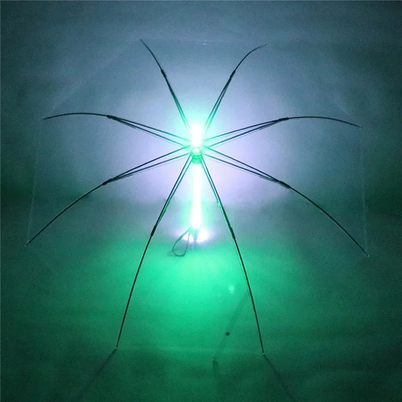 LED Light-Up Umbrella with Flashlight Handle – 4 Colours