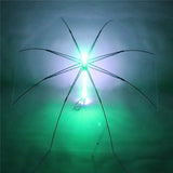 LED Light Up Umbrellas with Flashlight Handle, Clear, Black, Gray, Red