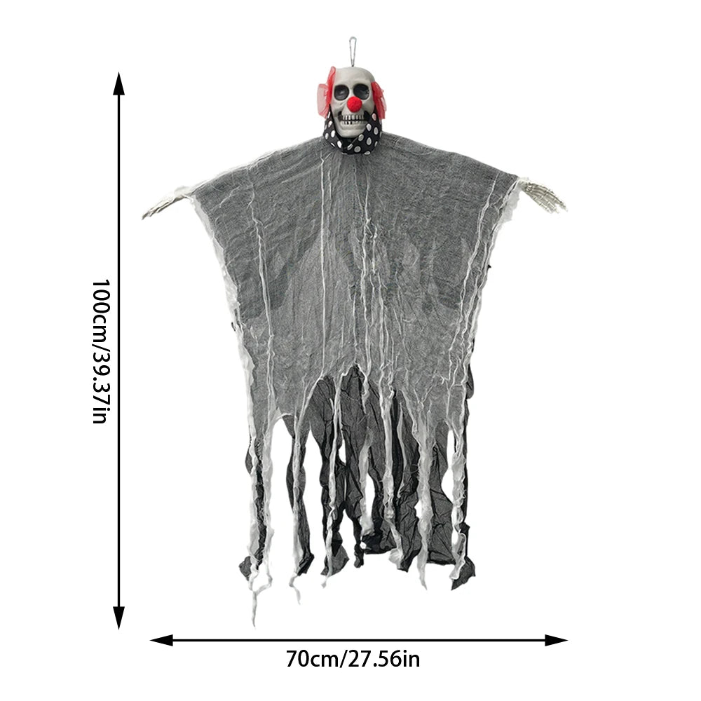 100 × 70cm Hanging Skeleton Ghost Halloween Decoration