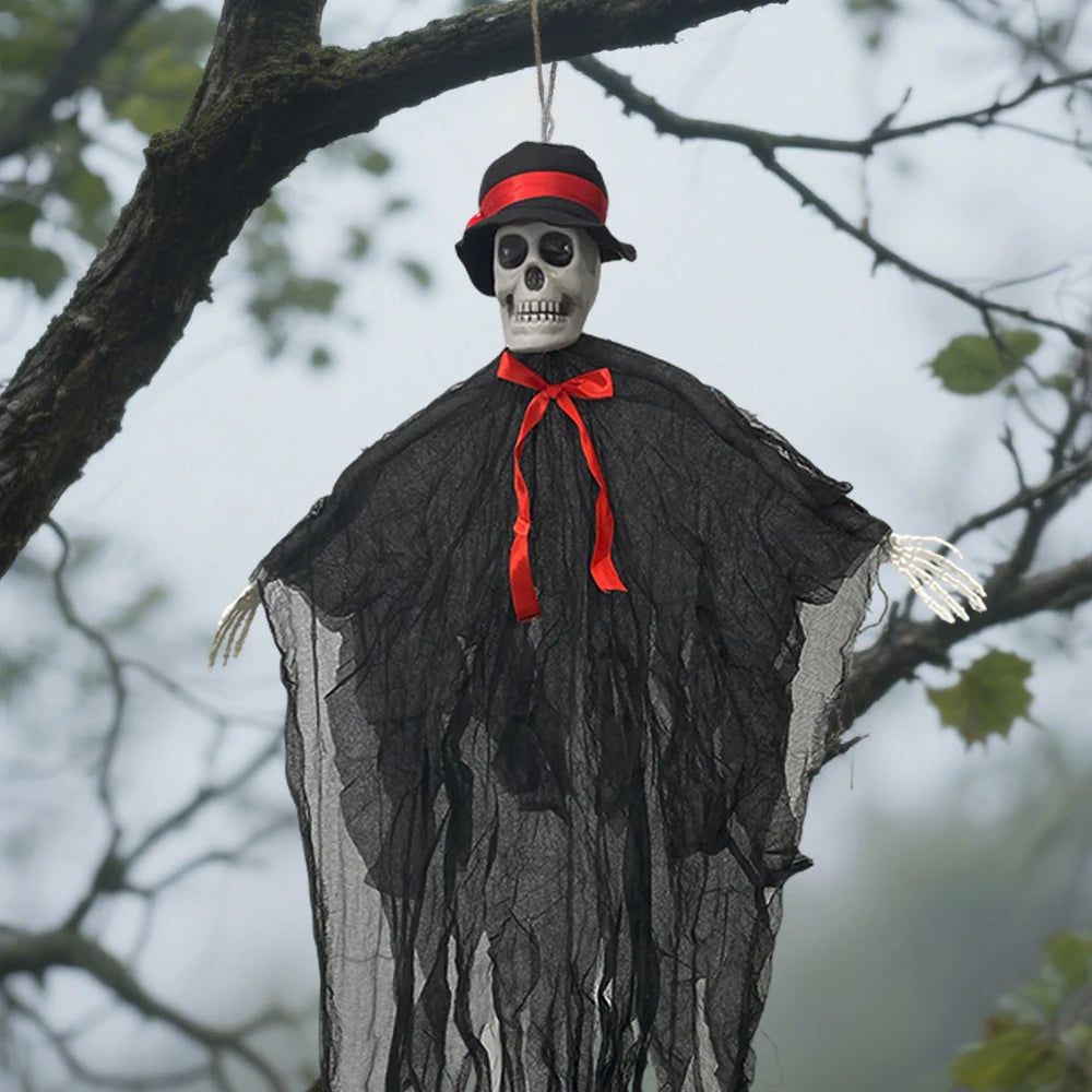 100 × 70cm Hanging Skeleton Ghost Halloween Decoration