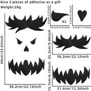 Halloween Felt Window & Door Decorations – 9 Designs
