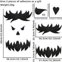 Halloween Felt Window & Door Decorations – 9 Designs