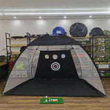 Golf Practice Tent Net  10x7ft Practice Net With Triturf Mat  Golf Hitting Aid For Backyard Home Sports Equipment Chipping Swing