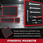 Extra-Strong Magnetic Tool Mat – Wipeable PVC Parts Tray for Screws, Bolts & Auto Repair