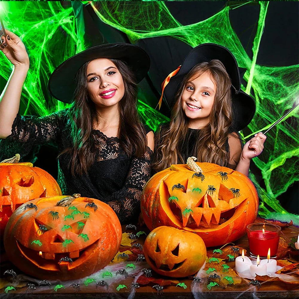 Luminous Stretchable Halloween Cobweb – 20g–100g
