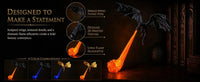 3D Fire-Breathing Dragon Bookshelf Ornament – 4 Designs