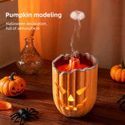 Halloween Pumpkin Aroma Diffuser & Humidifier – LED Night Light USB Essential Oil Mister