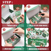 Christmas Pop-Up Bounce Gift Box with Gift Bag
