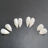 Halloween Decoration Vampire Teeth Fangs Dentures Props Halloween Cosplay Props False Fangs With Solid Glue Halloween Props