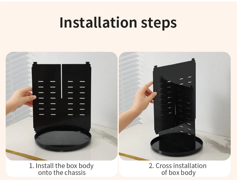 360° Rotating Makeup & Skincare Organiser – 3 Colours