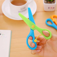 137mm Rounded-Tip Children’s Paper Scissors – 4 Colours