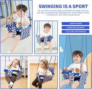 Adjustable Baby Swing with Safety Belt fit 6-96 Months Indoor Baby Hammock Hanging Swing Chair for Home,Courtyard & Backyard Use